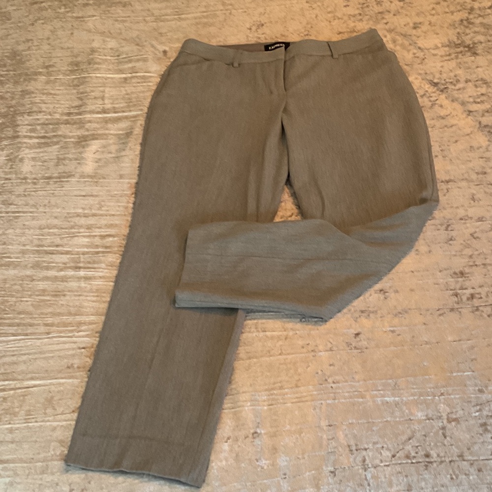 Express Grey Ankle Pants
